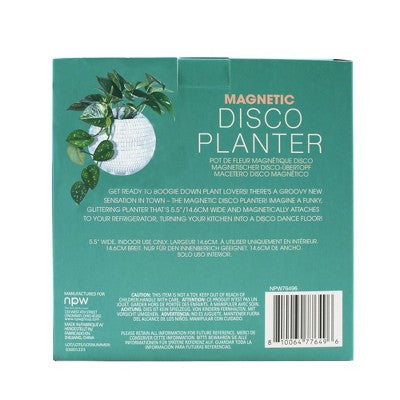 Mirror Finish Disco Planter Gift for Small Plants