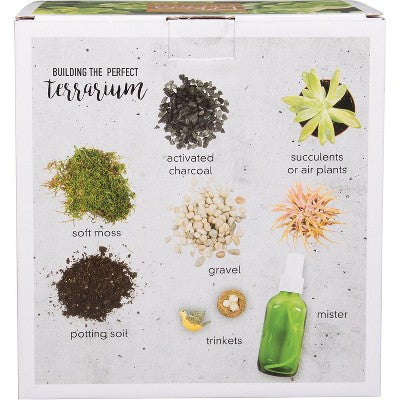 Mini Diamond Glass Terrarium 13x13x9 cm for Cuttings